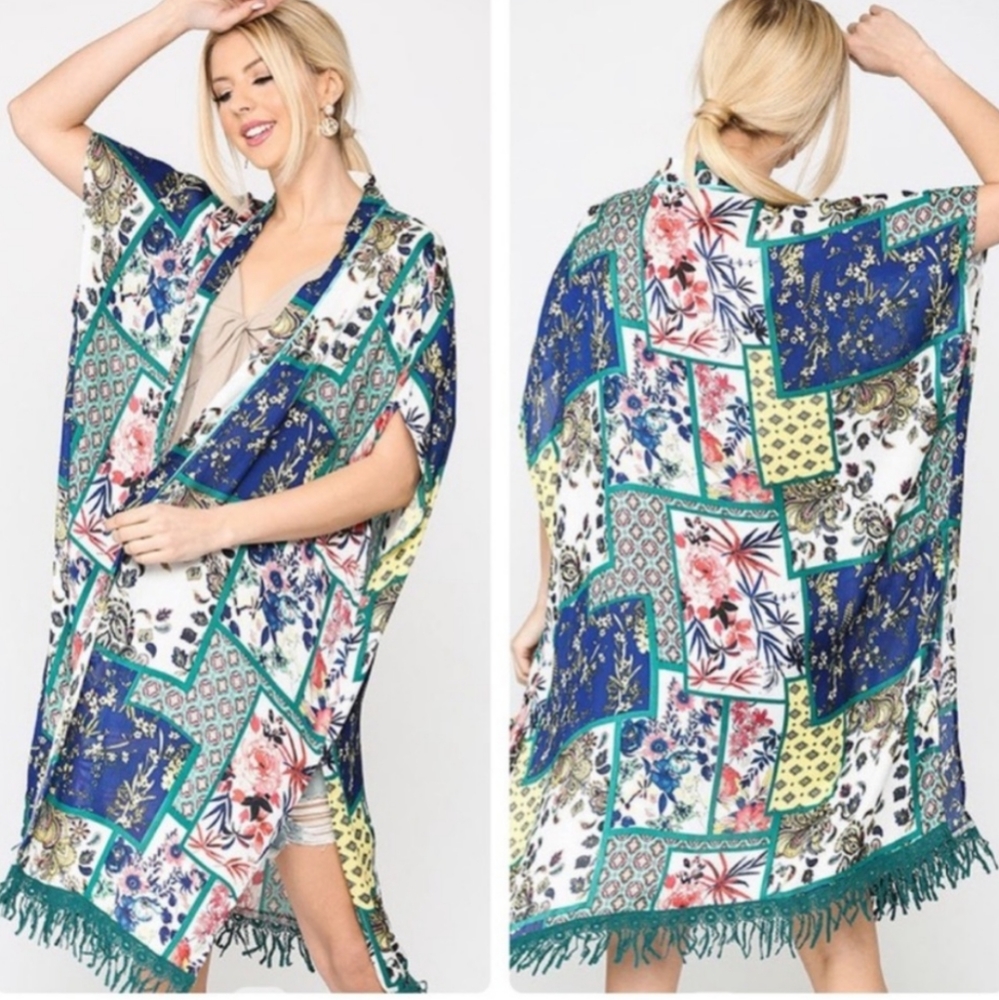 Boho Patchwork Kimono